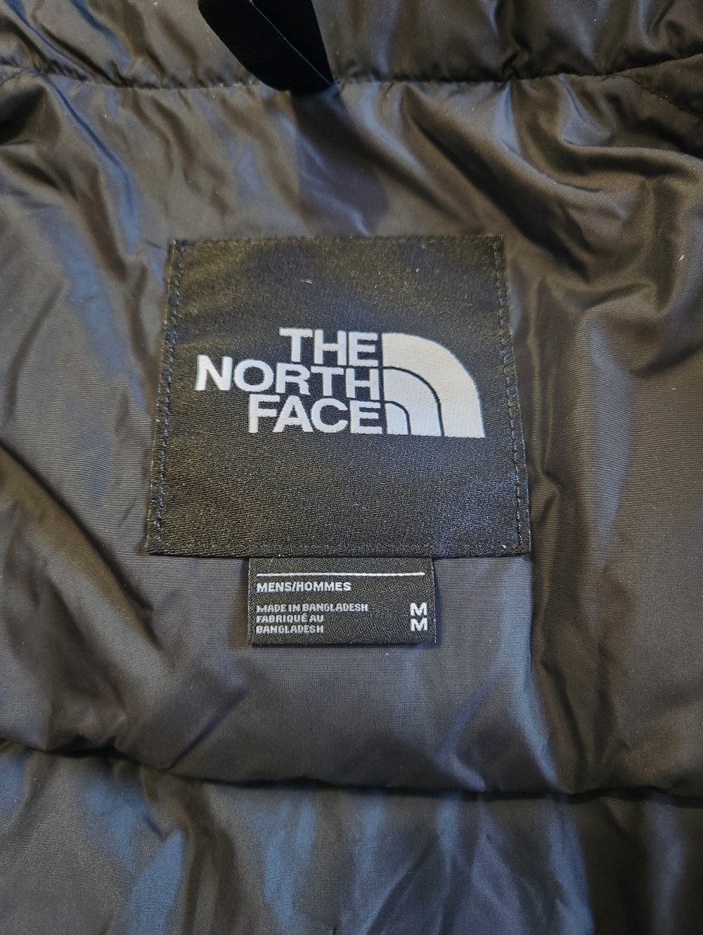 The North Face 1996 Retro Nuptse Jacket Pin Needle Green/Summit Navy Size M EUC - Picture 8 of 11